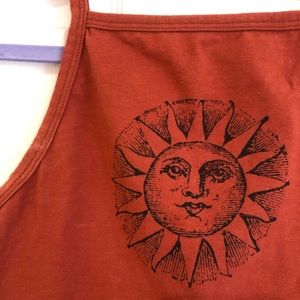 Urban outfitters sun celestial crop top XS